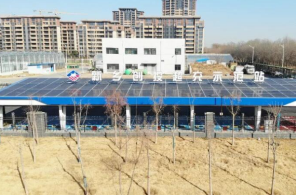 一秒一公里！河南新鄉創投首座新能源超充充電站建成投運